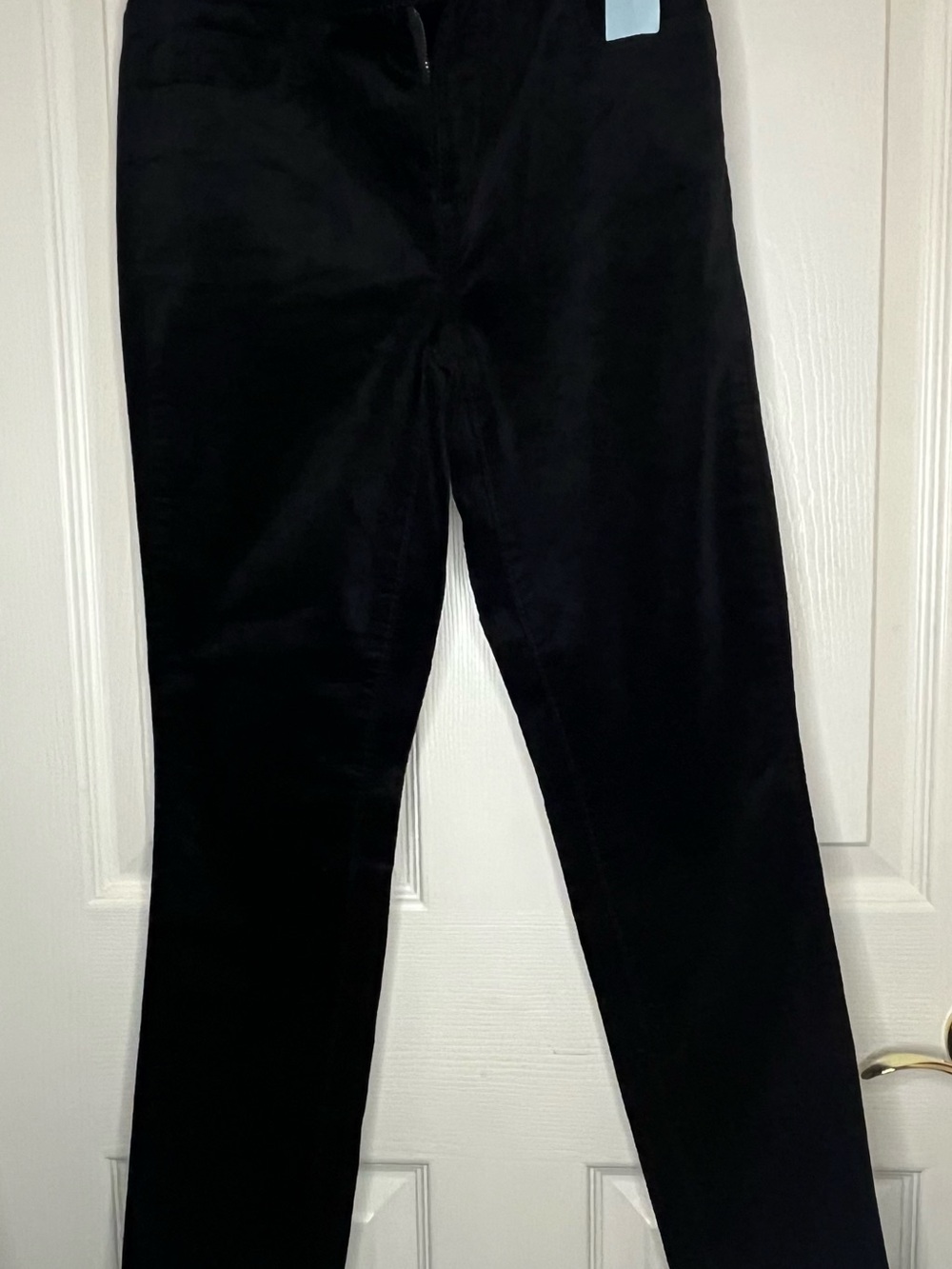Loft Black velvet Women's skinny Fit Jeans runs very small